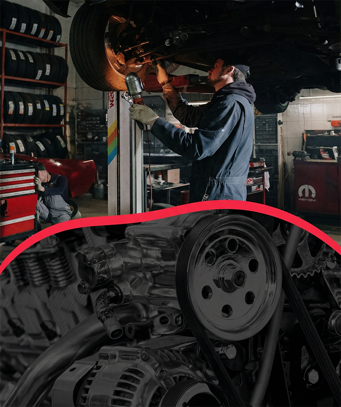 LongTop auto parts warehouse and technical service